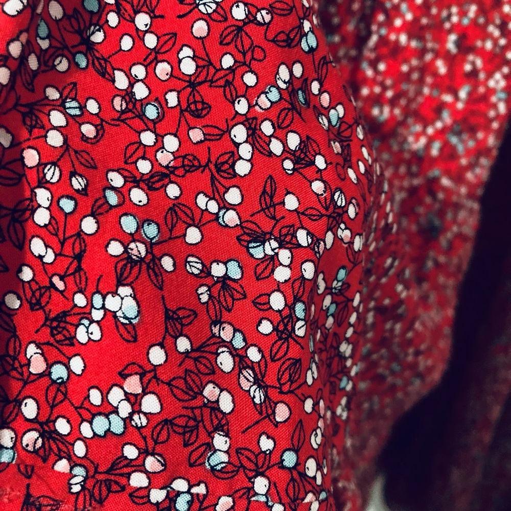 Red and White Patterned maxi dress - Picture 7 of 13